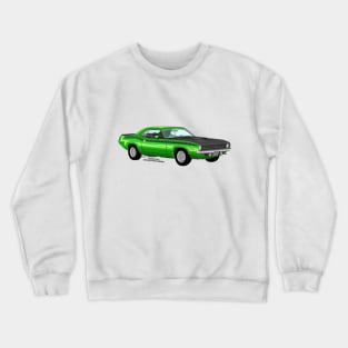 Classic Muscle Car Garage Racing Hot Rod Novelty Gift Crewneck Sweatshirt